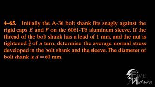 Problem 465466467 Engineering Mechanics Materials [upl. by Seiber944]