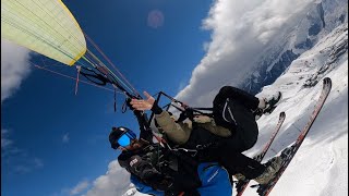 First Paragliding Experience in the Snowy Mountains of Gudauri Georgia [upl. by Stephenson]