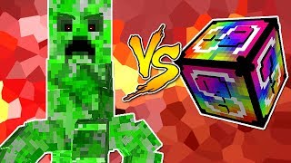 CREEPER TITAN GIGANTE VS LUCKY BLOCK VIDEOGAMES MINECRAFT LUCKY BLOCK CHALLENGE [upl. by Eilrac74]