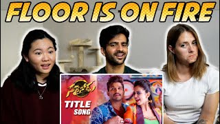 SARRAINODU Full Video Song Reaction  quotSarrainoduquot  Allu Arjun Rakul Preet  Telugu Songs 2016 [upl. by Harleigh]