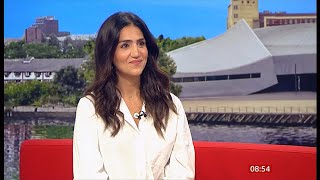 Leila Farzad interview this morning UK 27Aug2024 [upl. by Secnirp]