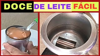 Como fazer Doce de Leite na panela de pressão simples e fácil [upl. by Idell922]