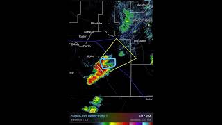 “ Active Severe Thunderstorm Warning issued across Idaho Falls main Threat is damaging winds 60 mph [upl. by Klemperer]