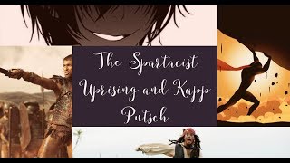 What were the Spartacist Uprising and the Kapp Putsch [upl. by Asilegna863]