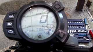 YAMAHA BWSX 125 LCD speedometer small idle [upl. by Carmencita]