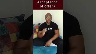 Types of Acceptance of offers contracting cips procurement [upl. by Steven782]