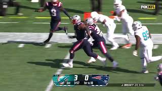 Rhamondre Stevenson  33 Yard Rushing TD [upl. by Ociredef]