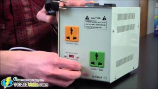 How To Change A Fuse In a Voltage Regulator Converter ATVR500 ATVR1000 ATVR1500 amp ATVR2000 [upl. by Eciened551]