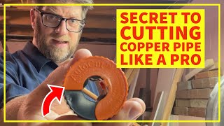 The Absolute Easiest Way To Cut Copper Pipe For Home Plumbing Projects [upl. by Aan]