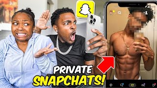 REACTING TO MY GIRLFRIENDS PRIVATE SNAPCHATS IT’S OVER [upl. by Sallad691]