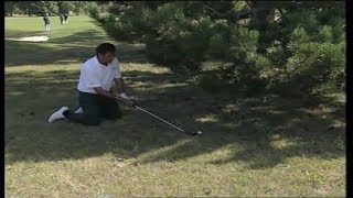 Amazing golf shot  Ballesteros on his knees [upl. by Vizzone]