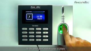 TA100C FMM100－ Fingerprint Enrollment [upl. by Haldane875]