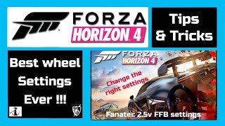 Forza Horizon 4  Best wheel settings ever [upl. by Jehius]