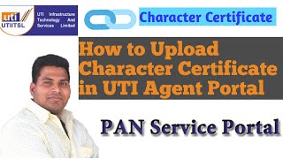 How to Upload Police Verification Certificate in UTI Pan agent Portal [upl. by Elkin659]