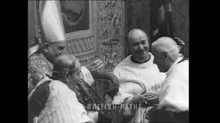 Creation of new Cardinals of the Holy Roman Church Consistory with Pope John XXIII Vatican 1960 [upl. by Ultan]