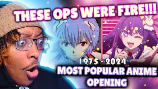 The Most Popular Anime Opening of Each Year 19752024 REACTION [upl. by Remus548]