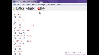 13 R commands Arithmetic operators [upl. by Ballou852]