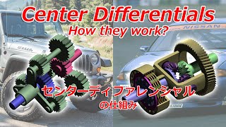 Center Differentials for AWD How they work [upl. by Mickelson150]