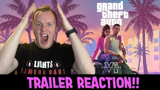 Beyond Expectations 😮 GTA VI Trailer Reaction 🎮 gta rockstar gta6 [upl. by Llertnom729]