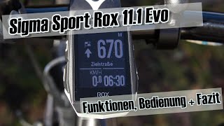 Im Test der Sigma Sport Rox 111 Evo Fahrradcomputer [upl. by Airrat]