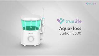 TrueLife AquaFloss Station S600  Ústna sprcha so stanicou [upl. by Breger]