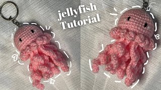 Amigurumi Jellyfish Tutorial  No sew jellyfish crochet Tutorial [upl. by Kalasky421]