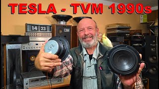 TESLA  TVM ARX150258 Vintage Midrange Speakers [upl. by Aneerol685]