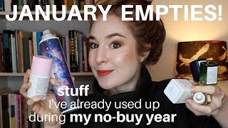 JANUARY EMPTIES  Hannah Louise Poston  MY NOBUY YEAR [upl. by Arorua808]