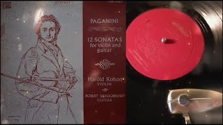 PAGANINI—Sonatas for Violin and Guitar OP3A MajorG MajorD MajorHarold KohonRobert Shaughnessy [upl. by Koslo]