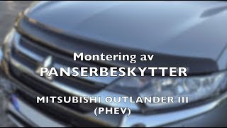 Montering av Panserbeskytter  Mitsubishi Outlander III PHEV Airplex [upl. by Honan33]