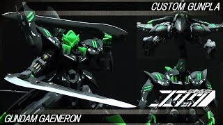 ガンダムグレモリー改造ガンプラ ガンダムガエネロン GUNDAM GREMORY CUSTOM GUNPLA GUNDAM GAENERON [upl. by Nortyad940]