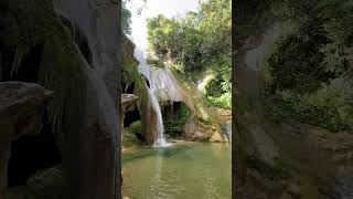 Hidden lagoon in Oaxaca oaxaca waterfall travel mexico [upl. by Rhys]