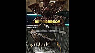 Demogorgon vs Indoraptor demogorgon indoraptor jurassicworld vsedit vsbattle strangerthings4 [upl. by Quickel824]