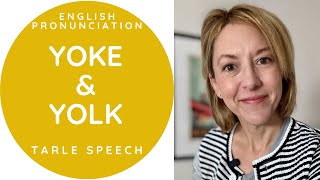 Learn How to Pronounce YOKE amp YOLK  American English Homophone Pronunciation Lesson learnenglish [upl. by Brookes]