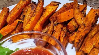 Air Fryer Sweet Potatoes  Simple amp Easy Snack or Starter [upl. by Atauqal]