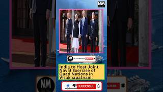 India will host a joint naval exercise of Quad nations in Visakhapatnam  NILESHMISHRA [upl. by Platto]