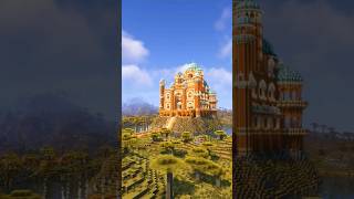 Minecraft Savanna Temple Build Timelapse 🤯 [upl. by Arihsak]