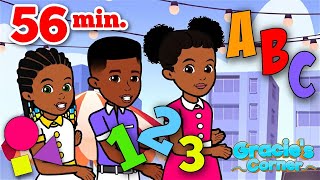 Phonics Counting Colors  More Kids Learning Songs amp Nursery Rhymes  Gracie’s Corner Compilation [upl. by Boeschen310]