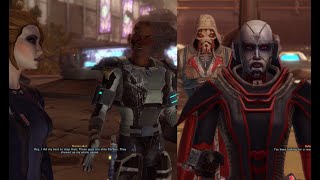 SWTOR Corellia Heroic Missions  Empire  Sith Inquisitor  ♀️ Female Rattataki  🔴 Dark Side [upl. by Owena]