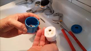 Wasserhahn reparieren und entkalken Einhebelmischer How to repair a water tap Tap washer [upl. by Wemolohtrab744]