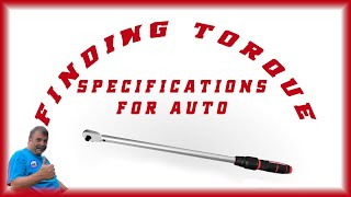 Finding torque specifications for auto quotThis site is axle assembly specificquot [upl. by Sergei]