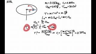 A small block with mass 0 130 kg is attached to a string passing through a hole in a frictionless h [upl. by Akenit]