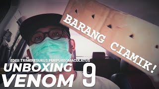 UNBOXING VENOM 9 BERSAMA PURPU CIAMIK Trimeresurus purpureomaculatus [upl. by Olva973]