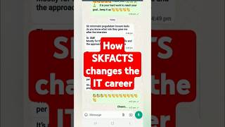 SKFACTS ServiceNow training Impact on students IT Career  ServiceNow skfacts [upl. by Allekim]