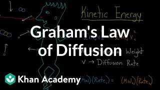 Grahams law of diffusion  Respiratory system physiology  NCLEXRN  Khan Academy [upl. by Arnie242]