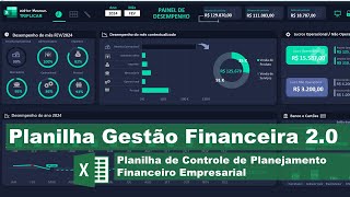 Planilha de Controle Financeiro Empresarial 20 [upl. by Rakia]