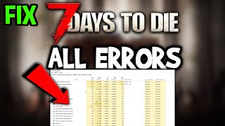 7 Days to die – How to Fix All Errors – Complete Tutorial [upl. by Yorel]