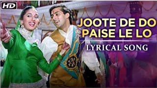 Dulhe ki sali o hare dupatte valiyon jute de do paise le lo Full song Madhuri Dixit  Salman Khan [upl. by Benton]