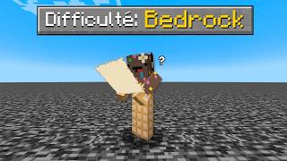 Cest possible de Finir Minecraft dans un Monde de BEDROCK [upl. by Delgado235]