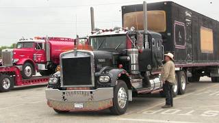 1979 Kenworth W900A quotIronsidesquot And Casino Trailer Arriving At Truckin For Kids 2018 [upl. by Liuqnoj]